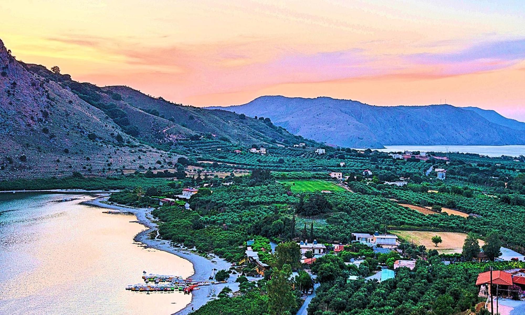 Cretan Sunrise Villa Heated Pool Dhimitrouliana Bagian luar foto