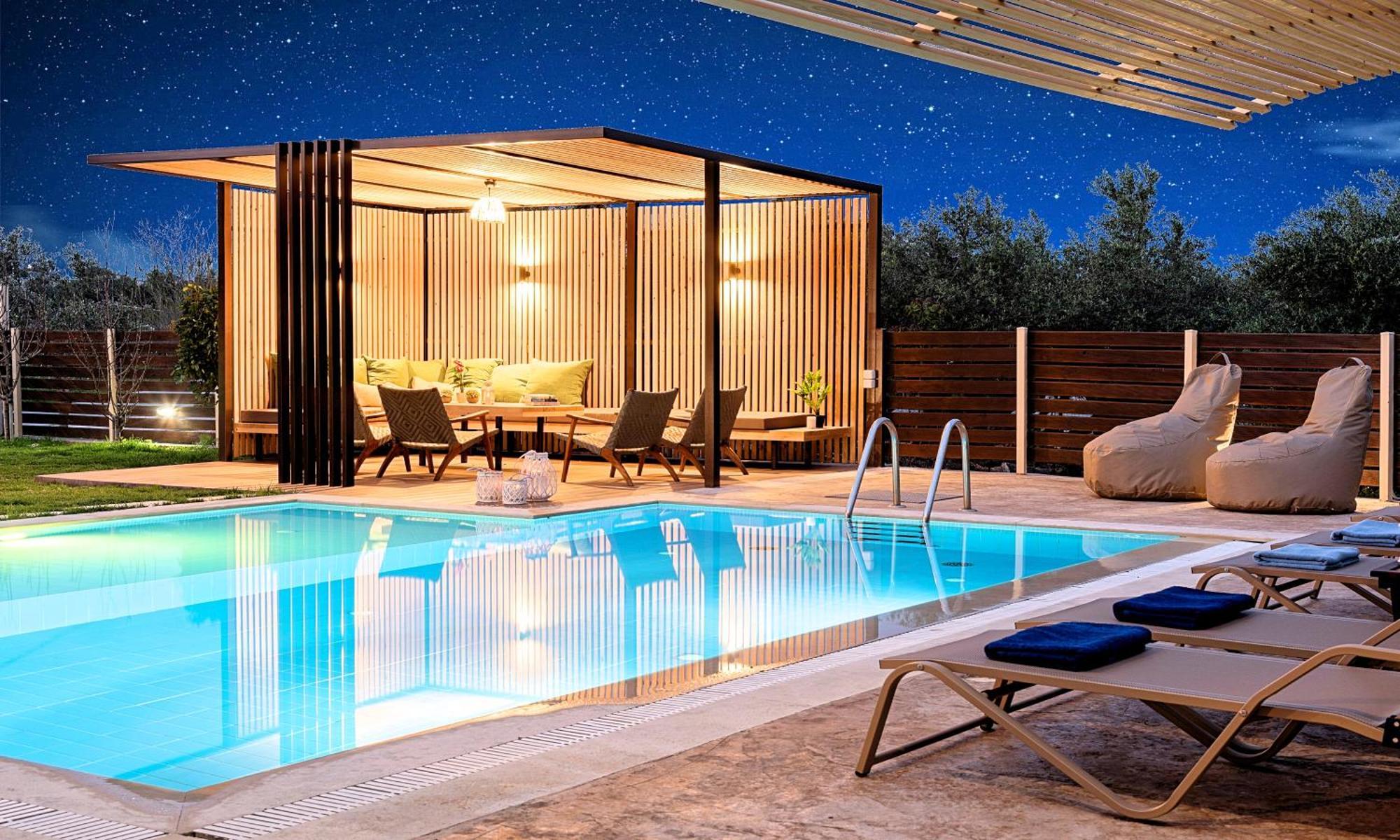 Cretan Sunrise Villa Heated Pool Dhimitrouliana Bagian luar foto