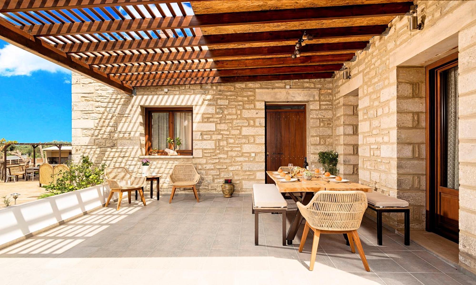 Cretan Sunrise Villa Heated Pool Dhimitrouliana Bagian luar foto